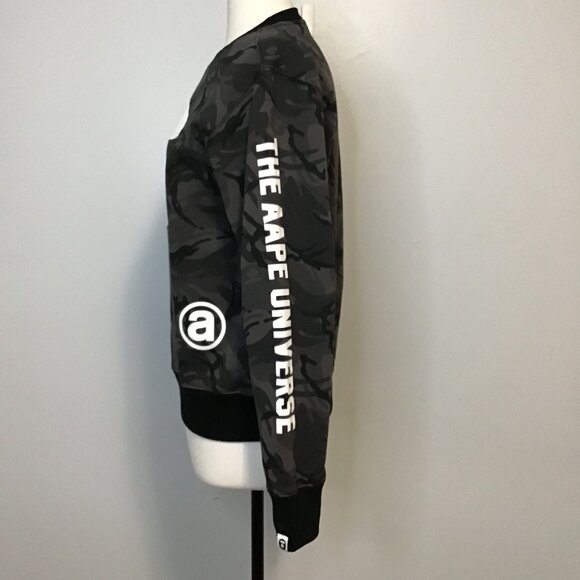 A Bathing Ape Aape Bape Crewneck Sweatshirt Size S - Picture 4 of 12